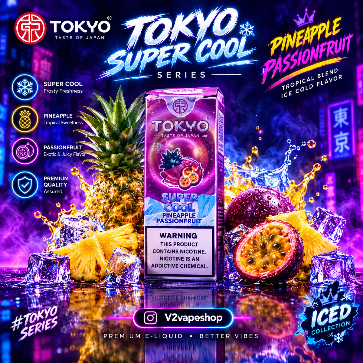 Tokyo pineapple passion fruit 30ml