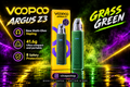 VOOPOO Argus Z3 Grass Green with feature callouts